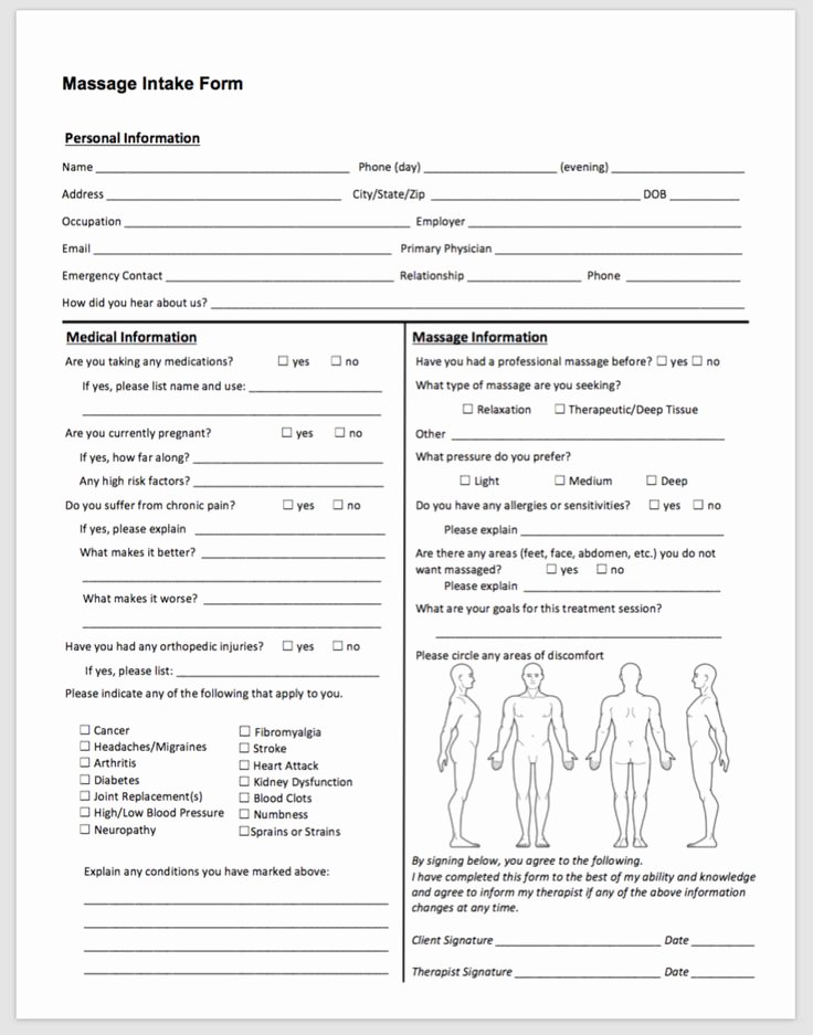 Client Intake form Template Awesome Best 25 Massage Intake forms Ideas On Pinterest