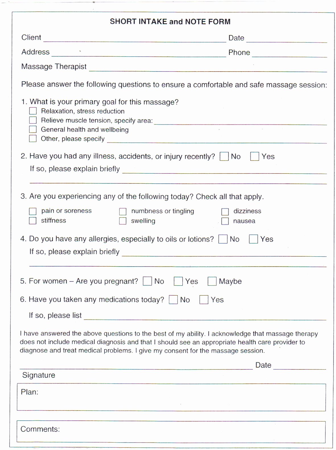 Client Intake form Template Awesome Client Intake forms Printable Client Intake form