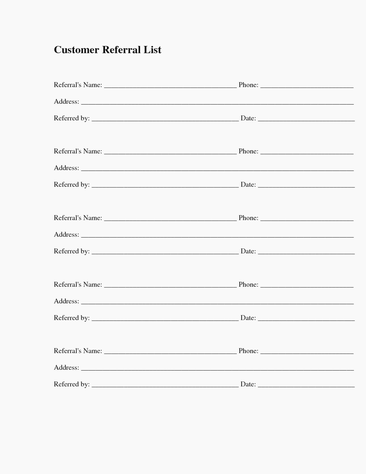 Client Referral form Template Awesome Seven Things Nobody told You About Referral