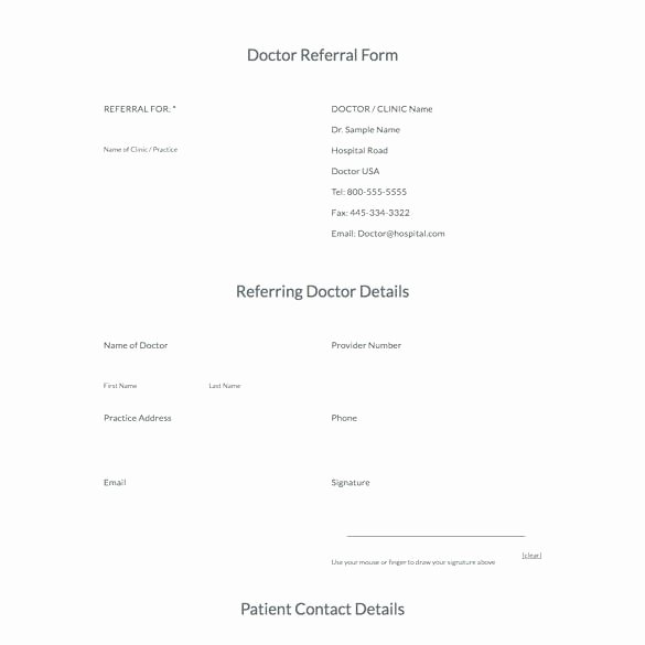 Client Referral form Template New Customer Referral form Template – Reach