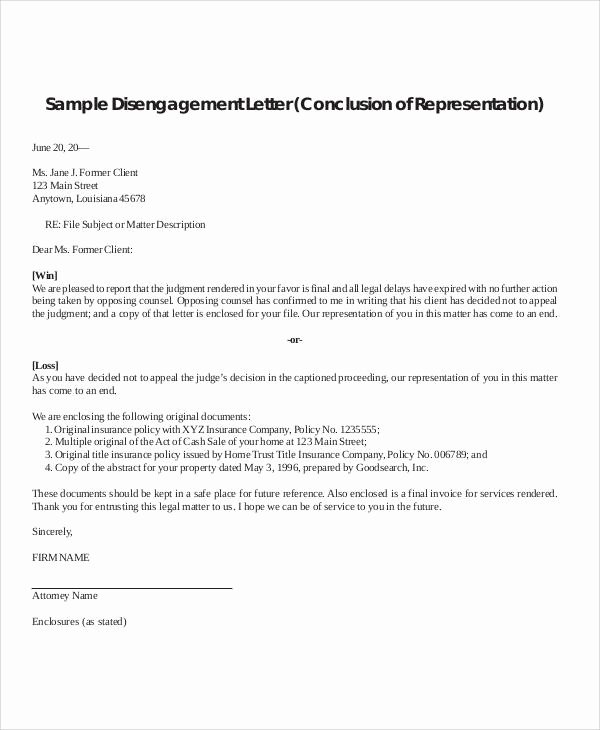 Client Termination Letter Template Lovely 38 Sample Termination Letters