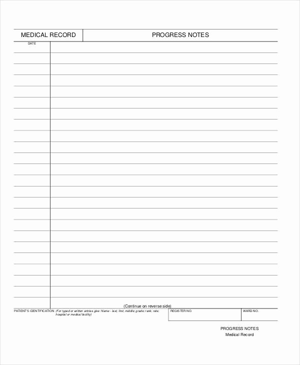 Clinical Progress Notes Template Beautiful Nursing Notes Template to Pin On Pinterest