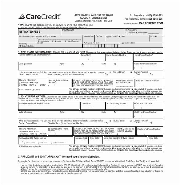 Commercial Credit Application Template Lovely Credit Application Template