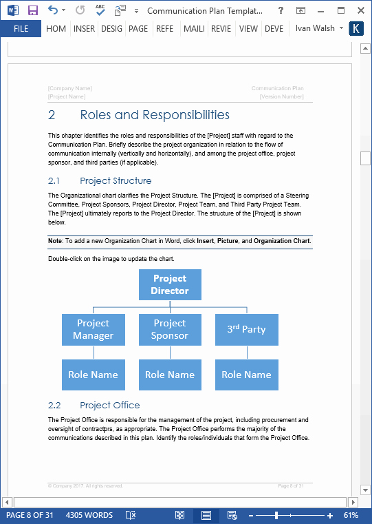 Communications Plan Template Word Unique Munication Plan Templates – Download Ms Word and Excel