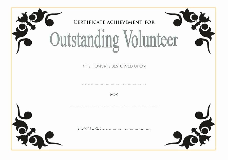 Community Service Certificate Template Awesome Outstanding Certificate Template – Rightarrow Template