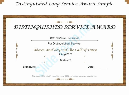 Community Service Certificate Template Unique Service Award Template Free Award Template Munity