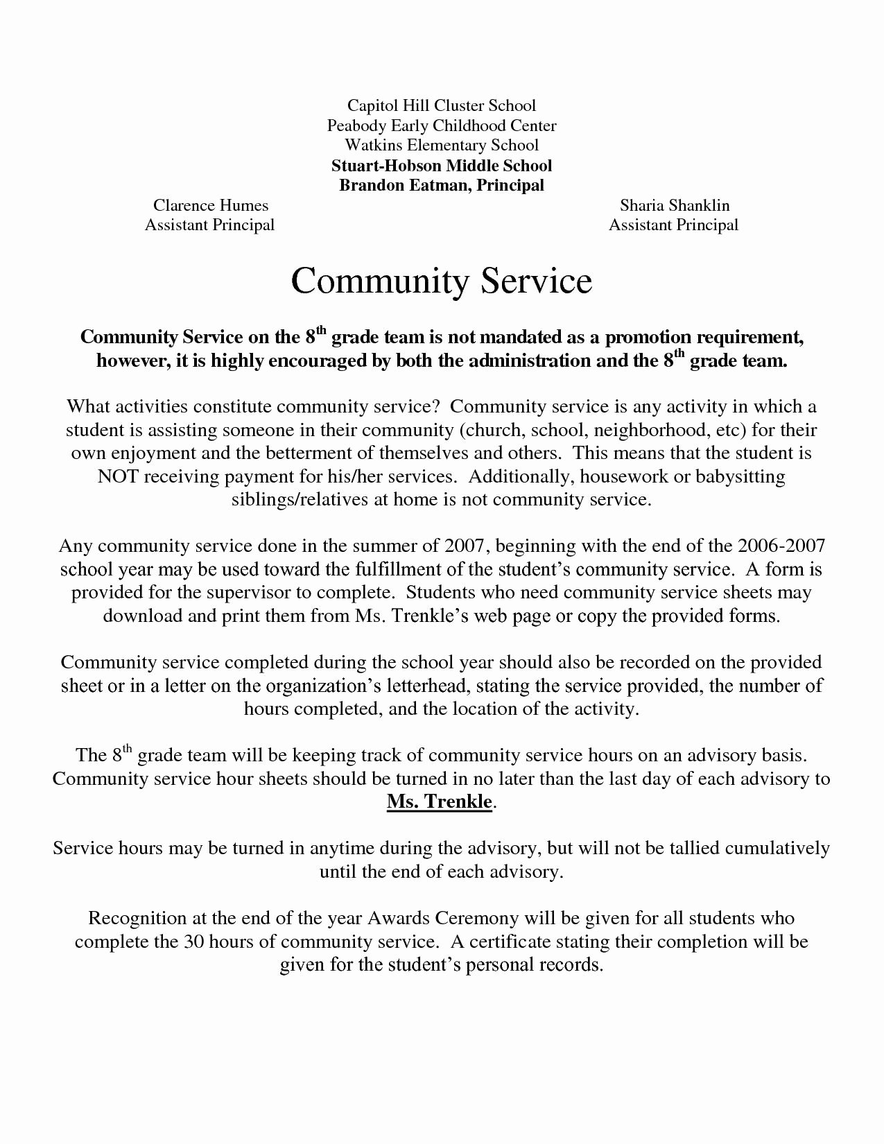 Community Service Letter Template Beautiful Court ordered Munity Service Letter Template Collection