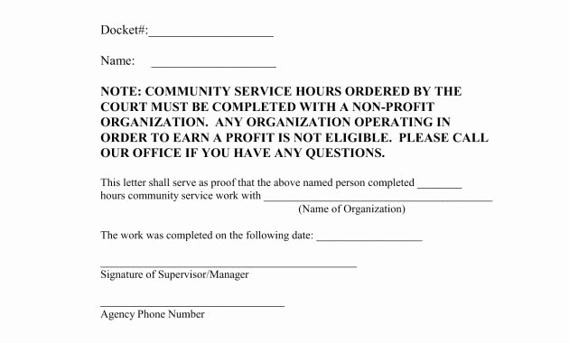 Community Service Letter Template New Letters Of Munity Service Five Moments that Basically