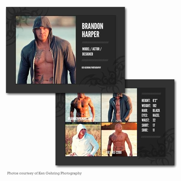 Comp Card Template Free Inspirational Model P Card Template My Graphy