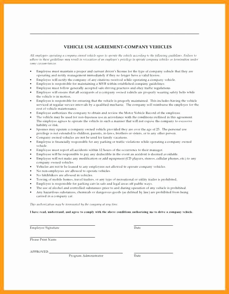 Company Vehicle Policy Template New Pany Vehicle Policy Template Amazing Used Car Sale