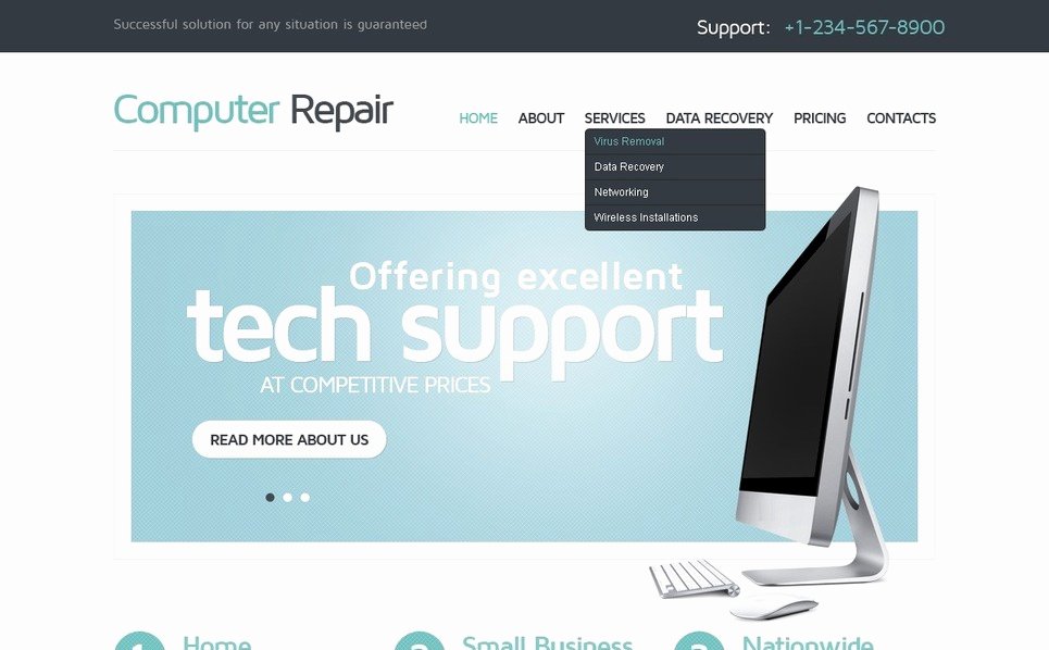Computer Repairs Website Template Luxury Puter Repair Website Template