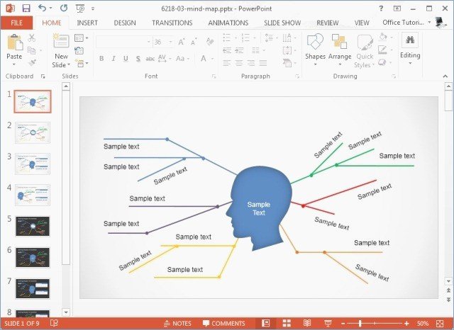 Concept Map Template Powerpoint New How to Make A Mind Map In Powerpoint – Pontybistrogramercy