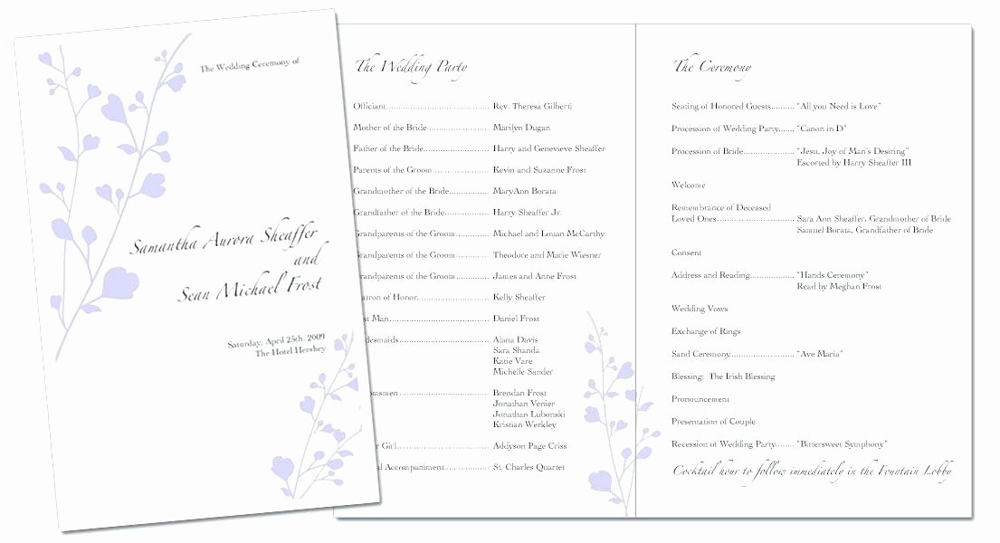 Conference Program Book Template Luxury event Program Booklet Template the Music Invitation Will