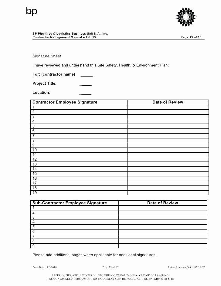 Construction Safety Plan Template New 29 Luxury tool Box Talks Template Opinion Resume Templates