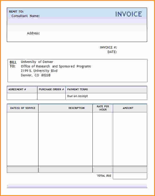 Consulting Invoice Template Word New 12 Consultant Invoice Template