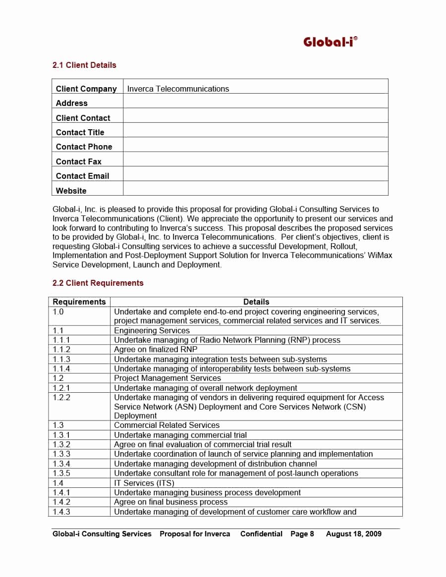 Consulting Proposal Template Doc Luxury 39 Best Consulting Proposal Templates [free] Template Lab