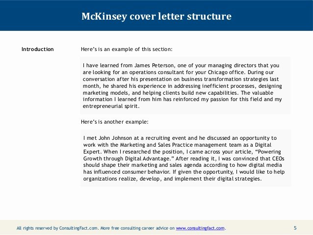 Consulting Proposal Template Mckinsey Elegant Mckinsey Cover Letter Sample