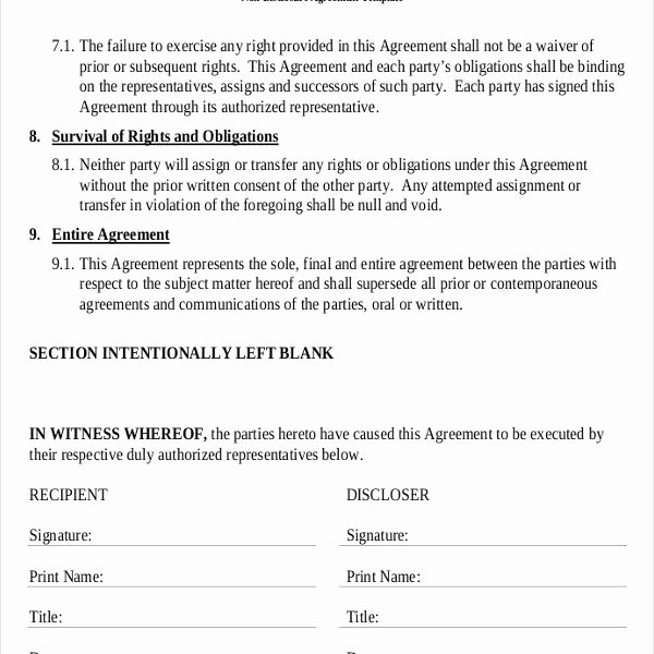 Contract Template Google Docs Awesome Nondisclosure Agreement Template Google Docs Nondisclosure