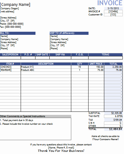Contractor Invoice Template Word Fresh Invoice Template Contractor