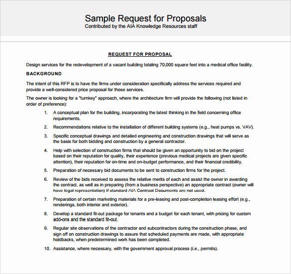 Contractor Proposal Template Pdf Awesome Sample Contractor Proposal 13 Documents In Pdf Word