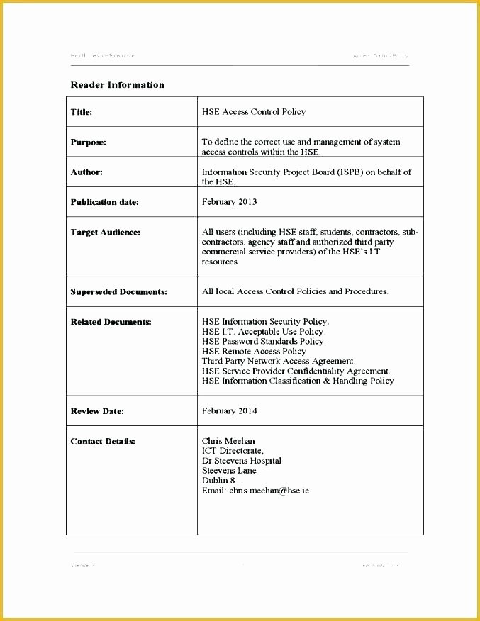 Corporate Security Policy Template New Email Security Policy Template Return Policy Template