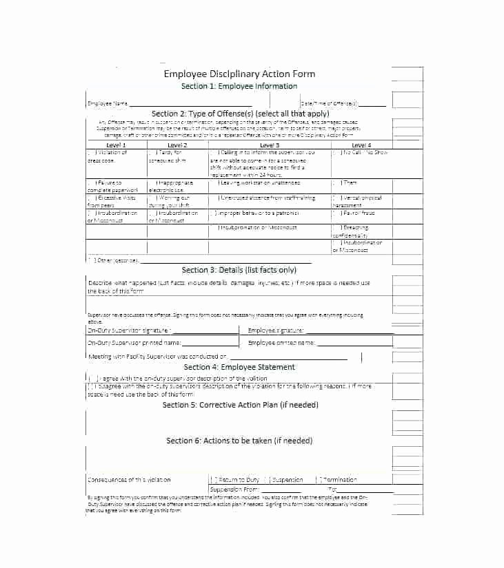 Corrective Action Template Word Inspirational Employee Corrective Action Template – Vraccelerator