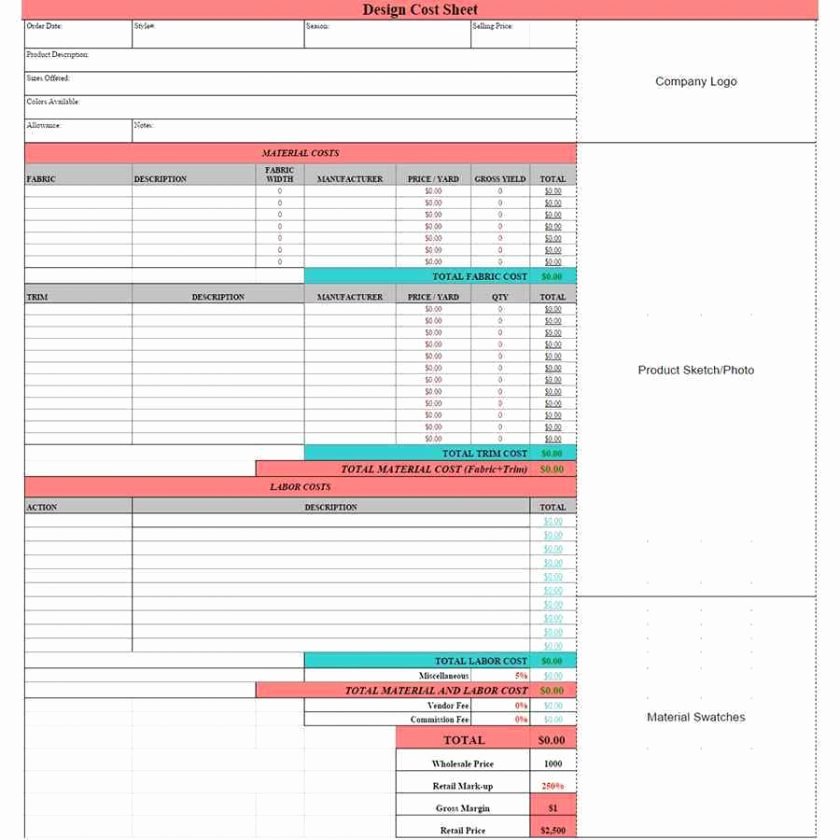Cost Analysis Template Excel Lovely Food Cost Calculator Excel Fresh Spreadsheet Profit