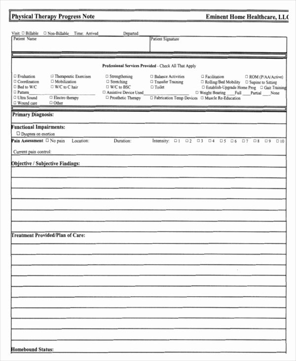 Counseling Progress Note Template Fresh 21 Note Template