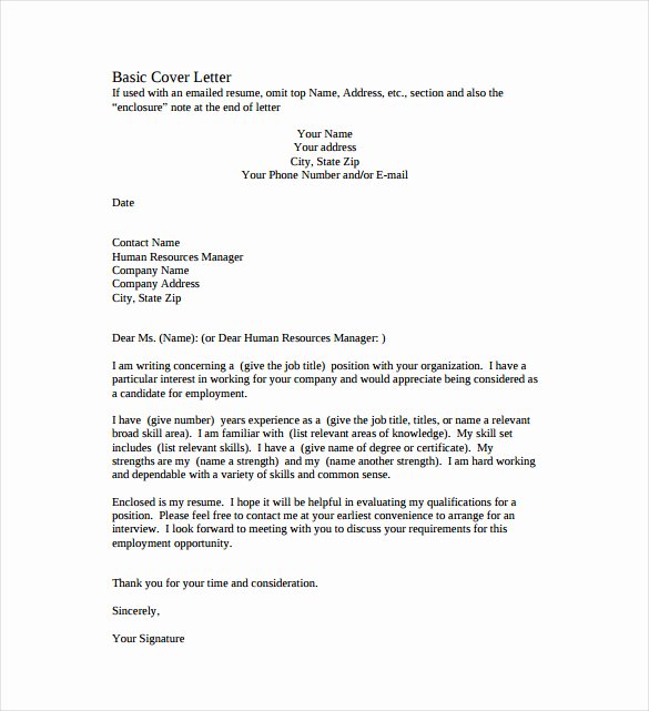Cover Letter Template Doc Awesome 51 Simple Cover Letter Templates Pdf Doc