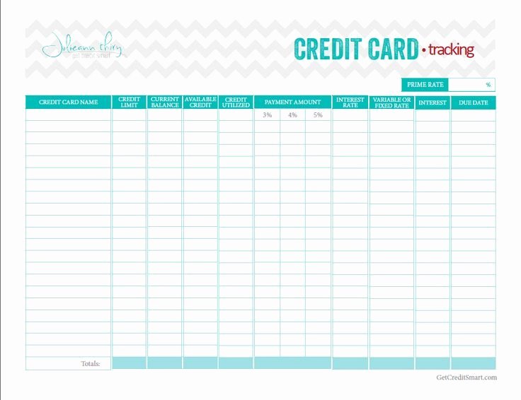 Credit Card Payment Template Unique Credit Card Debt Payment Free Printable Google Search