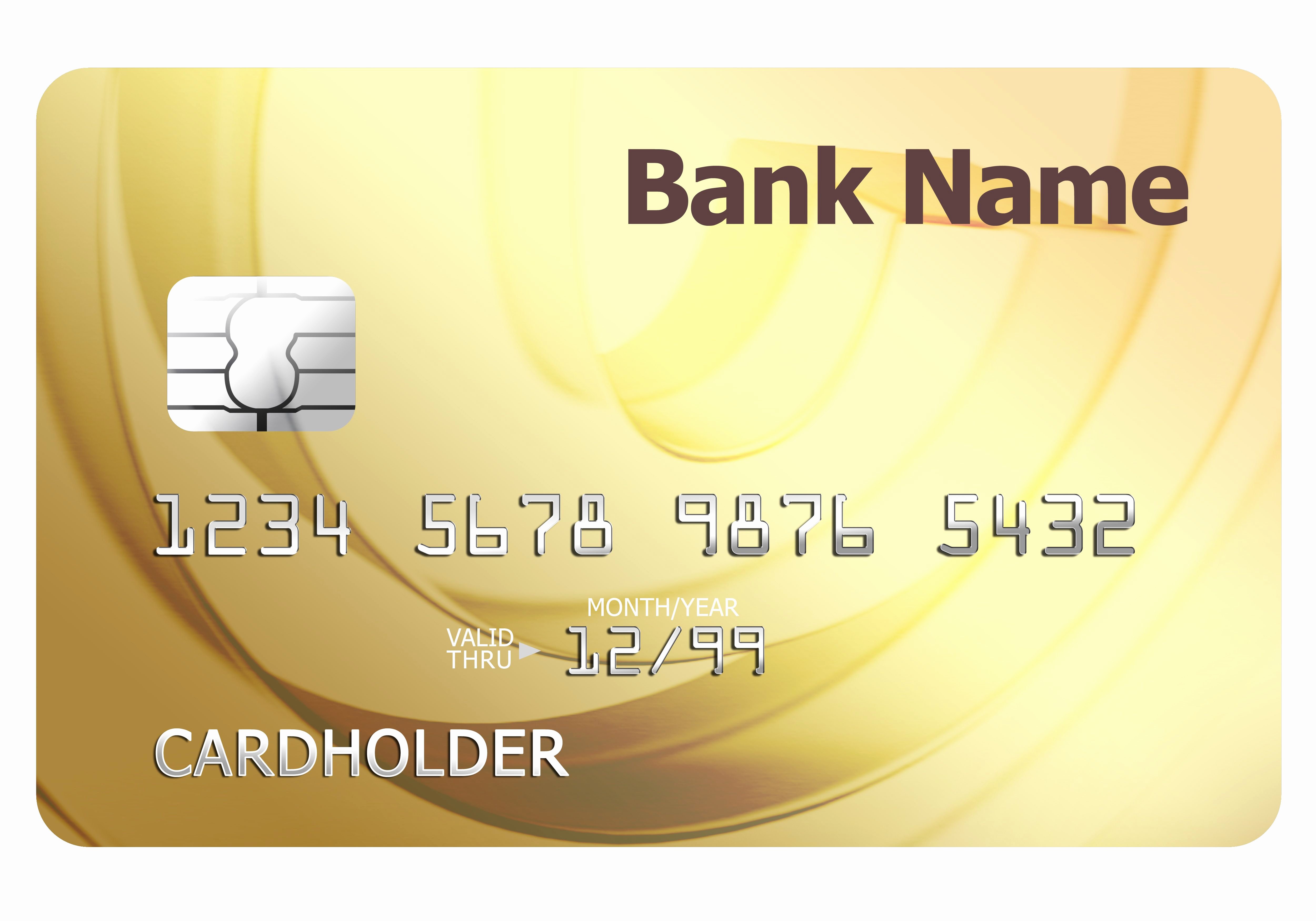 Credit Card Photoshop Template Fresh Famous Credit Card Design Sample Credit Card Gold Design