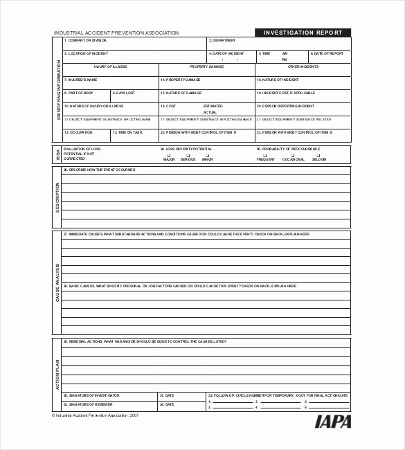 Crime Scene Report Template Luxury 27 Investigation Report Templates Docs Apple Pages