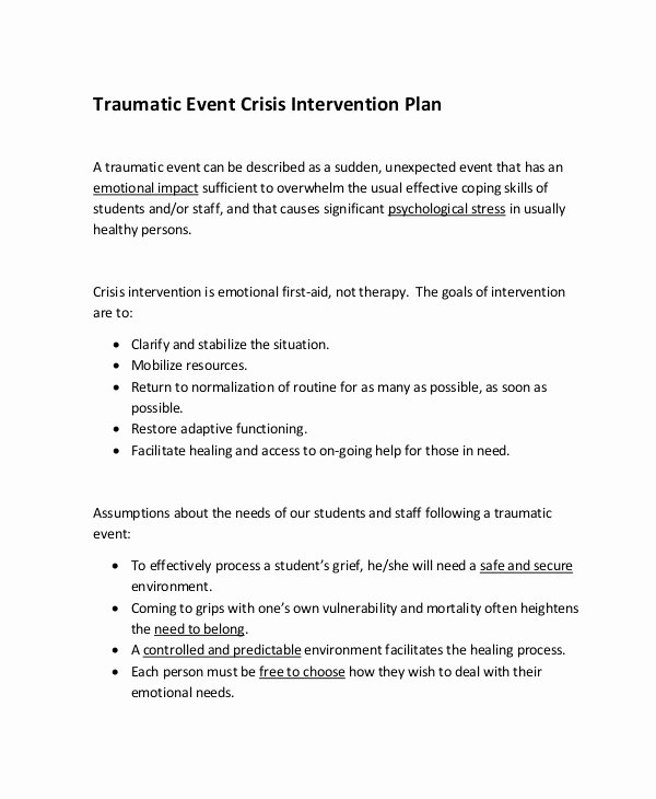Crisis Management Plan Template Inspirational Crisis Plan Template 9 Free Word Pdf Documents