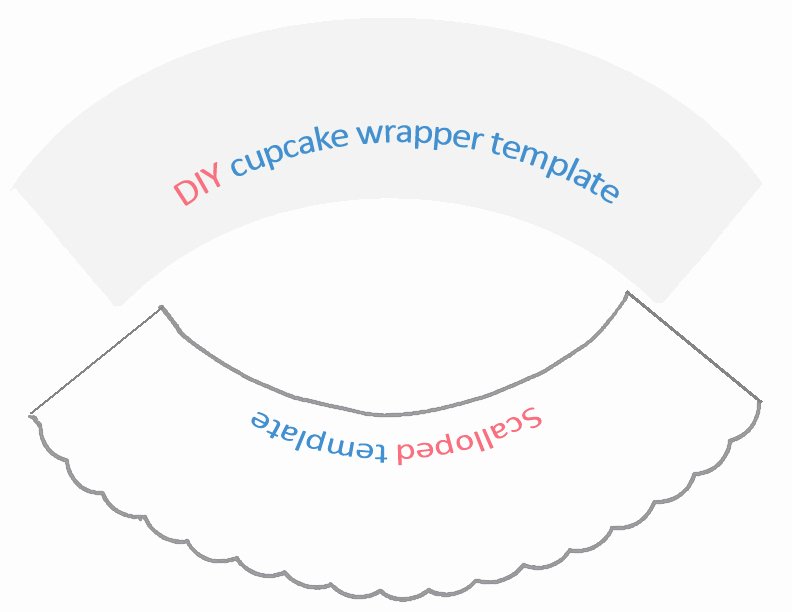 Cupcake Wrapper Template Pdf Luxury Cupcake Wrapper Template