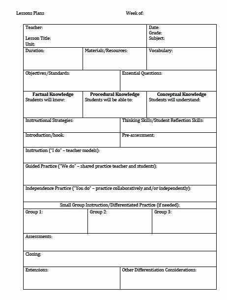 Curriculum Template for Teachers Awesome Unit Plan and Lesson Plan Templates for Backwards Planning