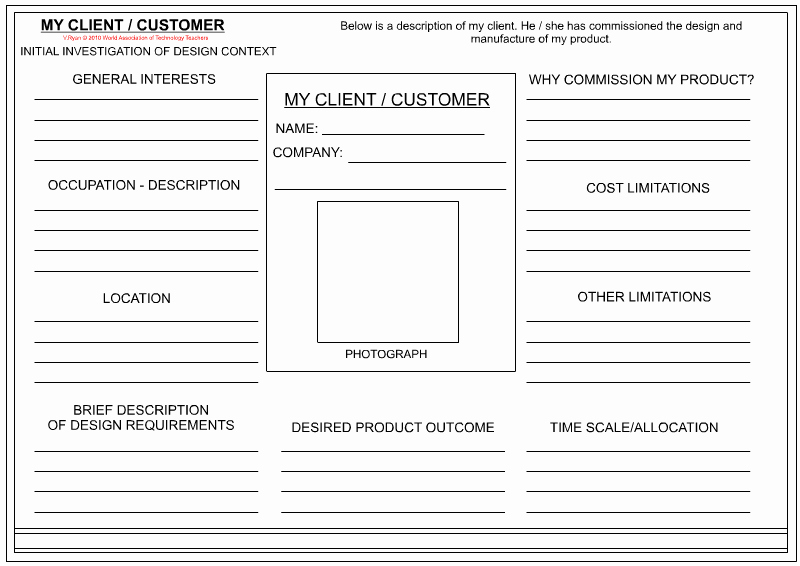 Customer Profile Template Excel New 14 Design Client Profile Template Interior Design