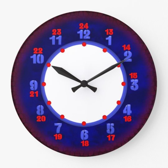 Customizable Clock Face Template Elegant 24 Hour Military Time Clock Template