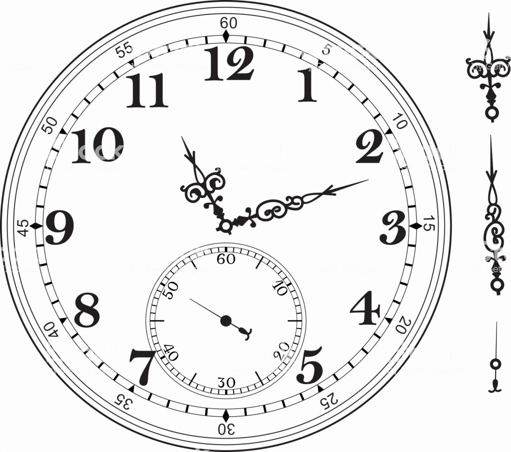 Customizable Clock Face Template Luxury Pretty Clock Face Template Vintage Clock Face