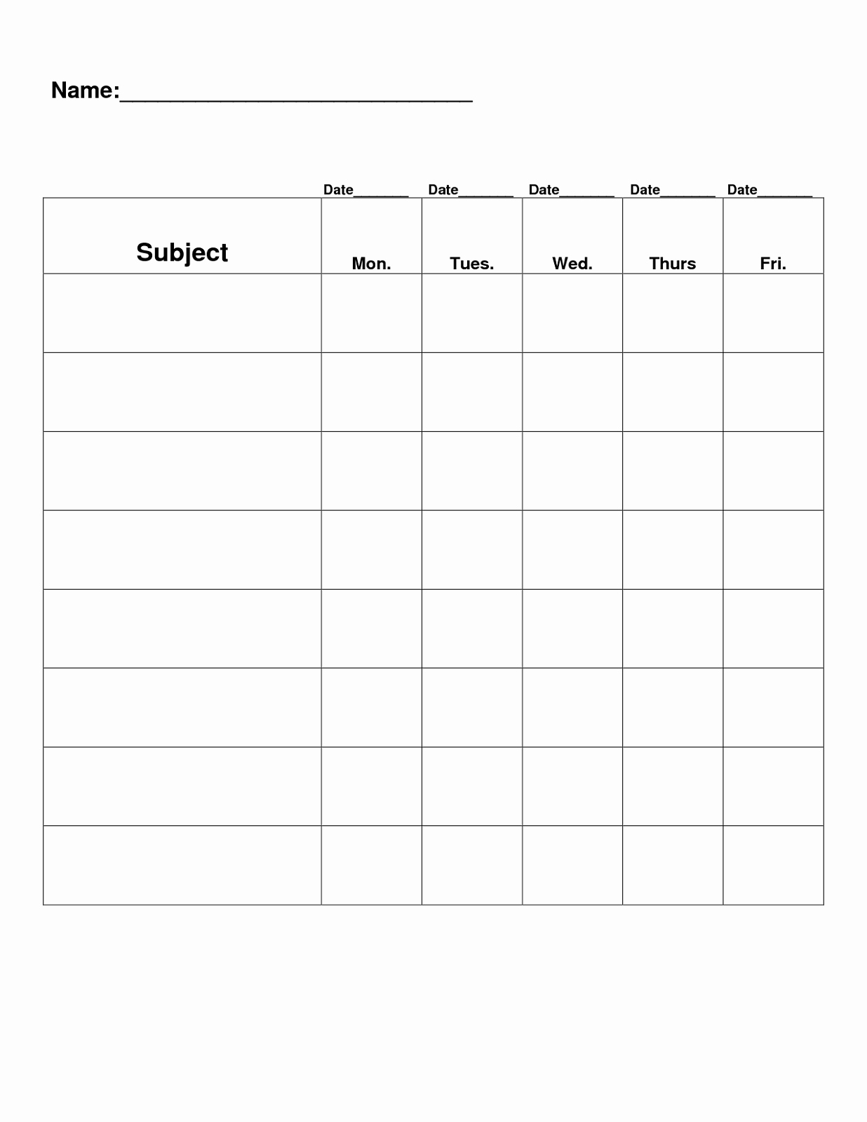 Daily Behavior Chart Template Awesome Daily Printable Behavior Charts for Home Free