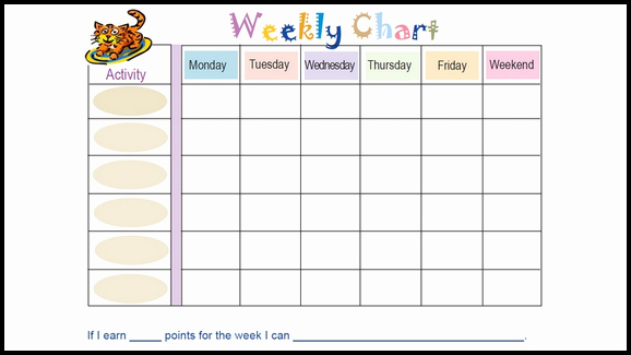 Daily Behavior Chart Template Luxury 8 Best Of Printable Behavior Charts for Home Free