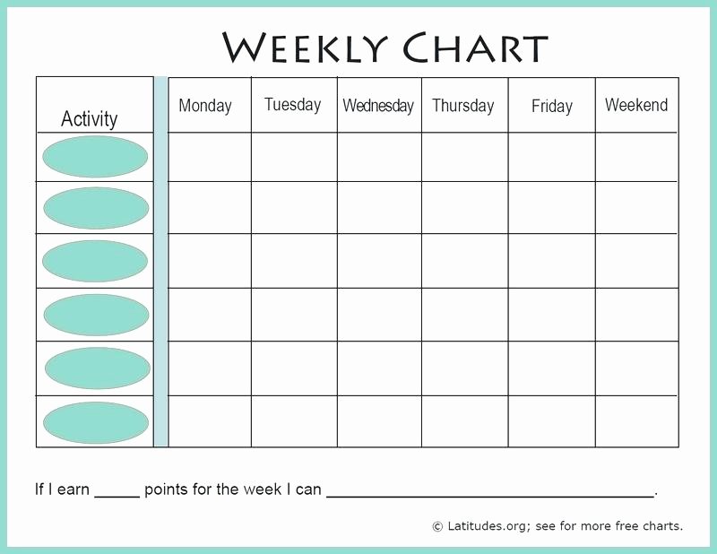 Daily Behavior Chart Template New Star Chart for Kids Template Create Sample Free Printable