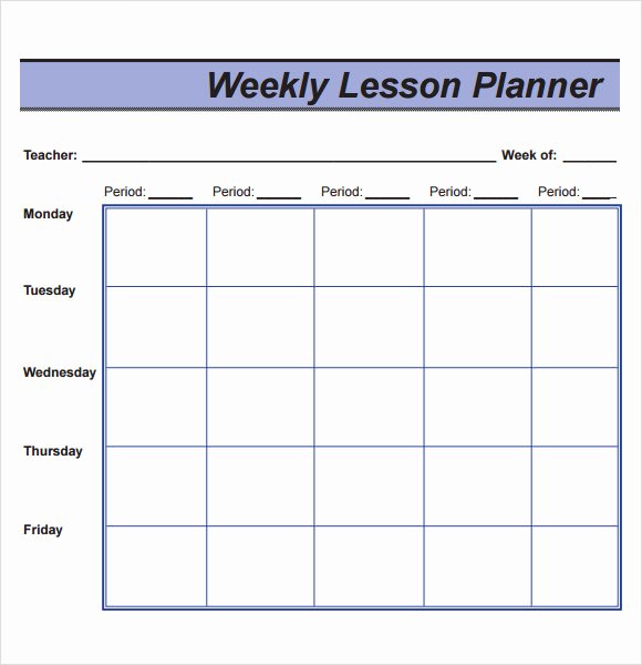 Daily Lesson Plan Template New 10 Sample Lesson Plans