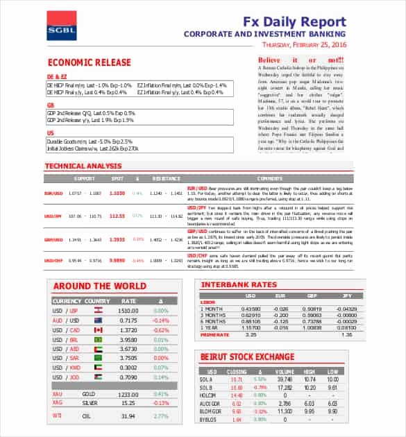 Daily Report Template Word Elegant 64 Daily Report Templates Pdf Docs Excel