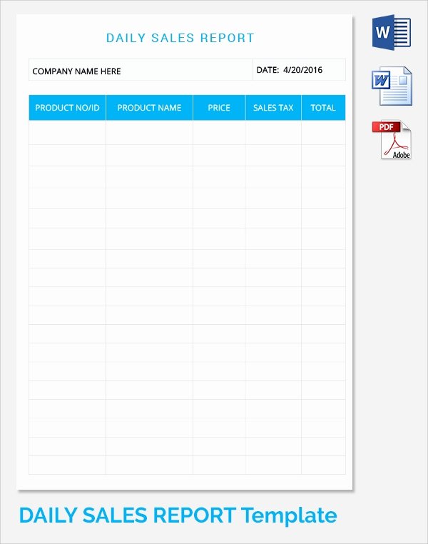 Daily Work Report Template New 21 Daily Work Report Templates