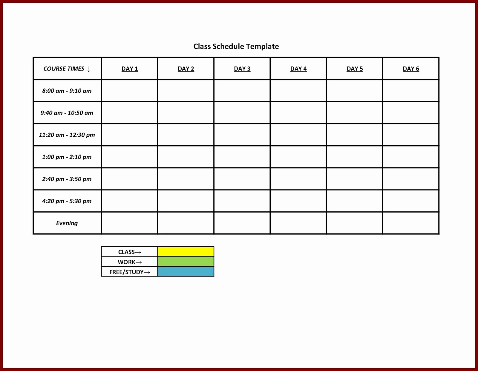 Daily Work Schedule Template Best Of Free Printable Weekly Work Schedule Template Excel Template