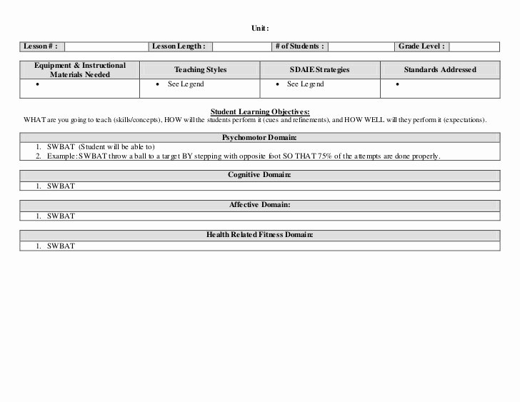 Danielson Lesson Plan Template Beautiful Lesson Plan Template 2c Markups