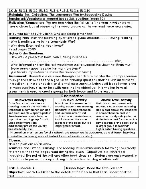 Danielson Lesson Plan Template Best Of Danielson Lesson Plan Template Example – 43 New Danielson