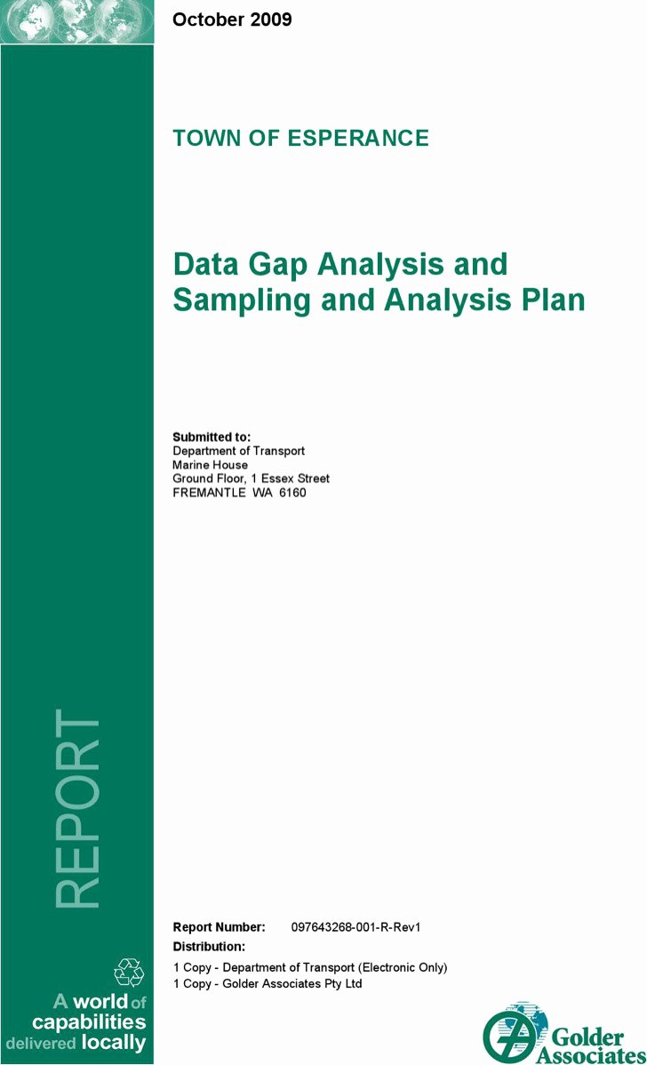 Data Analysis Plan Template Awesome 6 Data Gap Analysis Templates Free Download