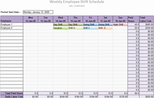 Daycare Staff Schedule Template Beautiful Useful Ms Excel and Word Templates for Business Owners