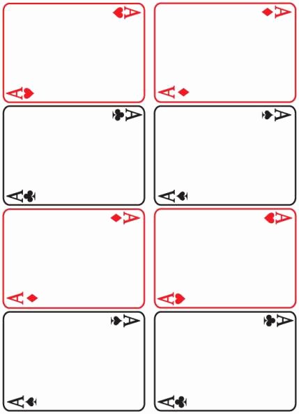 Deck Of Cards Template Best Of Best S Of Blank Deck Cards Template Printable
